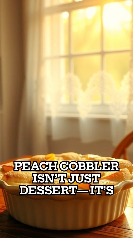 The Southern Promise of Peach Cobbler