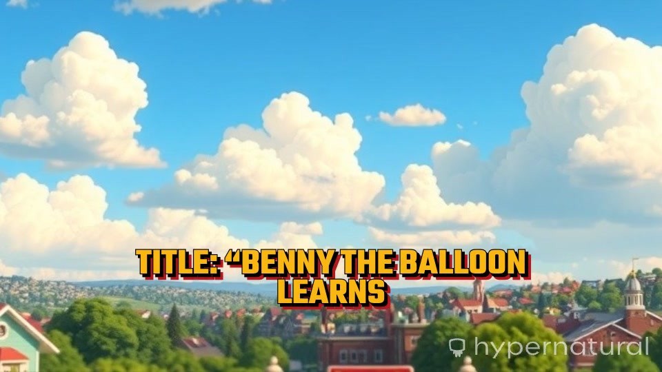 Benny the Balloon's Lesson in Humility