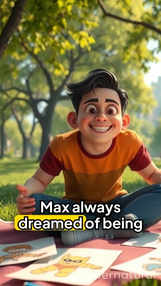 Max the Superhero and the Strange Time Film