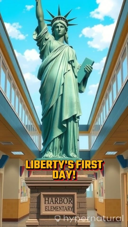 Liberty's Bright Entrance!