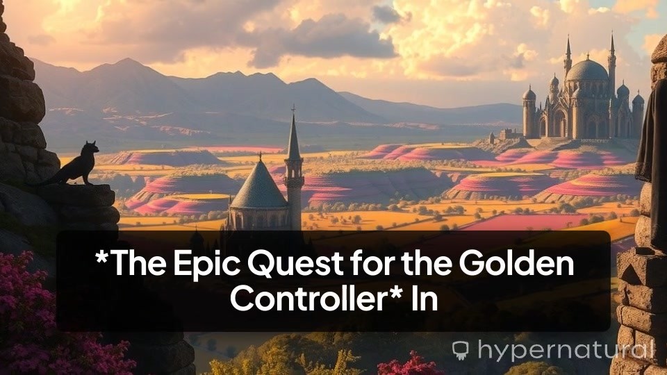 Quest for the Golden Controller: A Gamer's Adventure