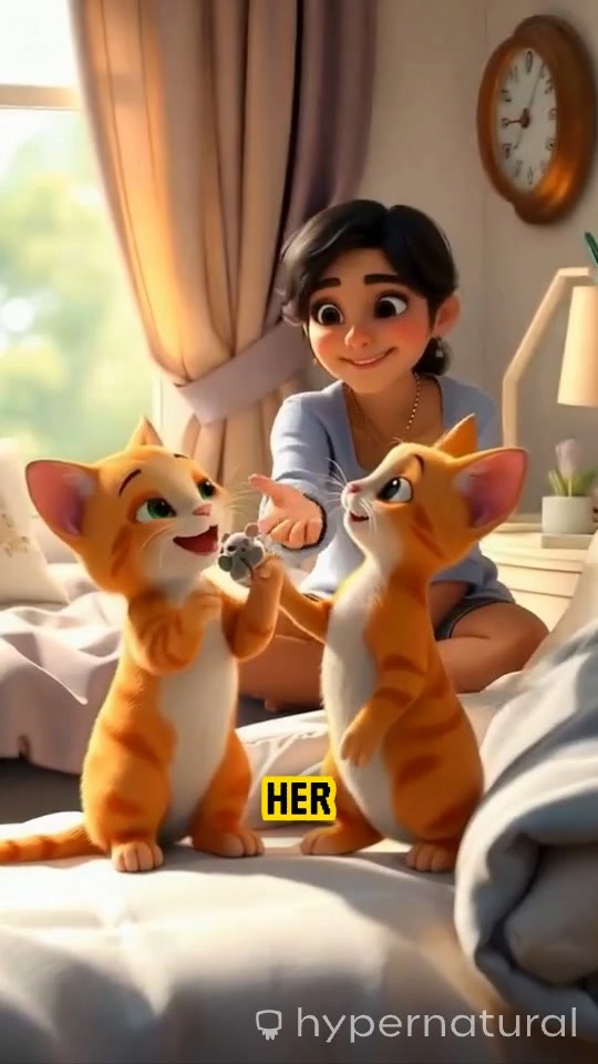 A Sweet Morning Surprise from a Loving Cat