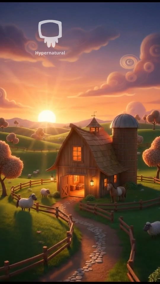 Morning Milking on a Serene Farm