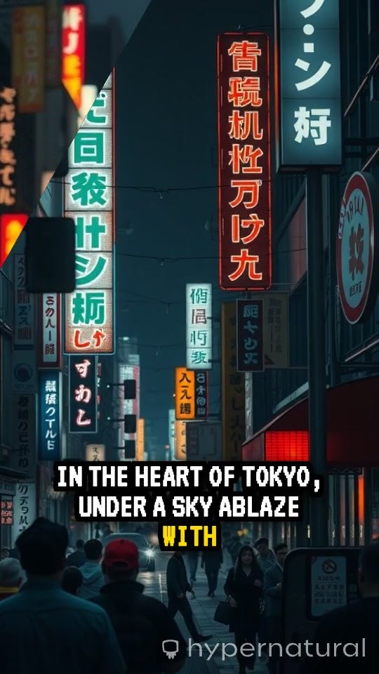 Tokyo's Secret Magic: A Girl's Nighttime Discovery