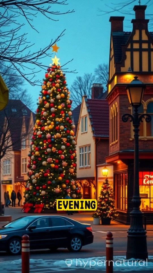 A Magical Christmas Evening: Love and Togetherness