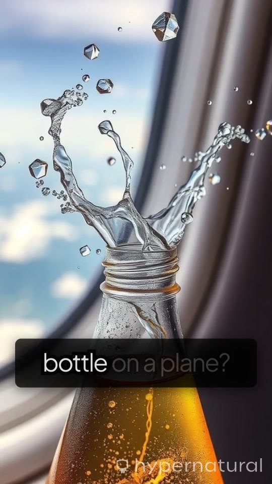 Why You Can't Open a Bottle on a Plane