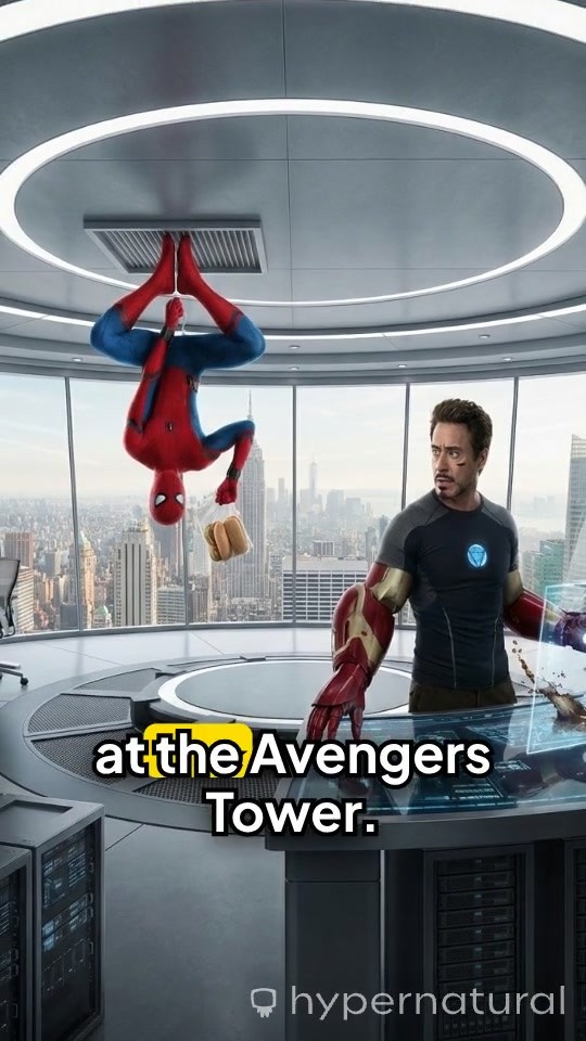 Spiderman's Squirrel Tale at Avengers Tower (copy)