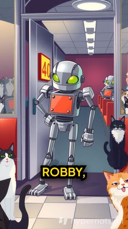 Robby the Robot Waiter: The Ultimate Diner Disaster!