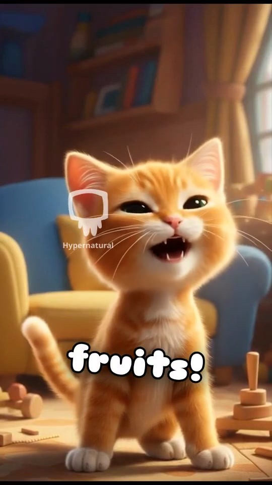 Join the Cat's Fun ABC Fruit Adventure!