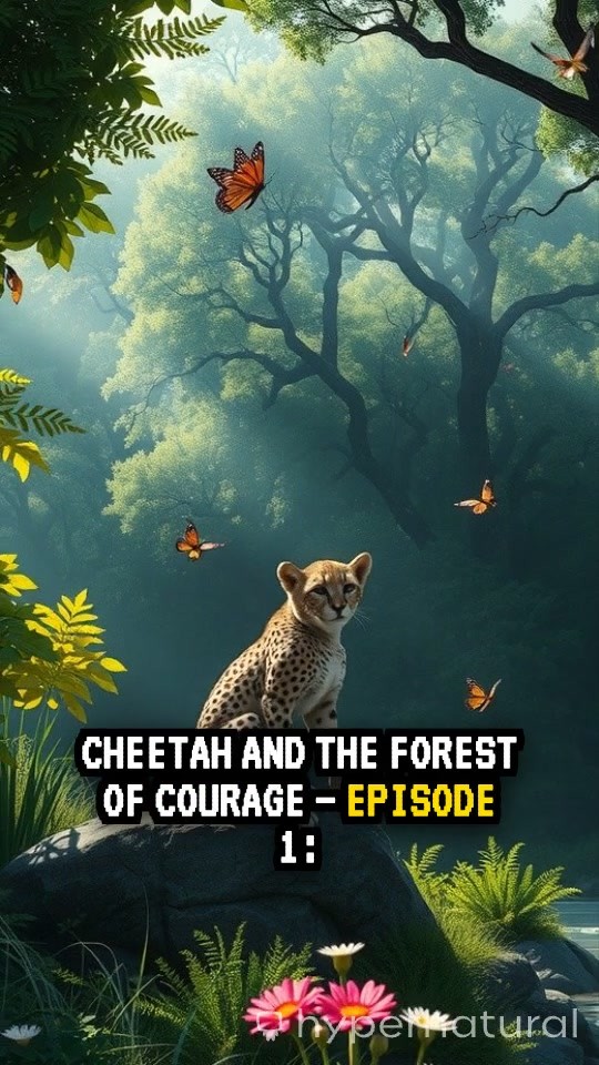 Cheetah and the Forest of Courage: The Heart's Whisper