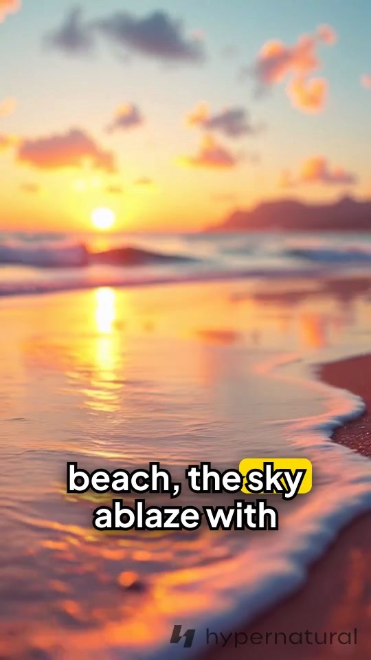 Cute Baby Girl Riding Beautiful Horse at Sunset Beach