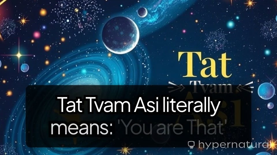 Tat Tvam Asi: Discovering Oneness with the Ultimate Reality