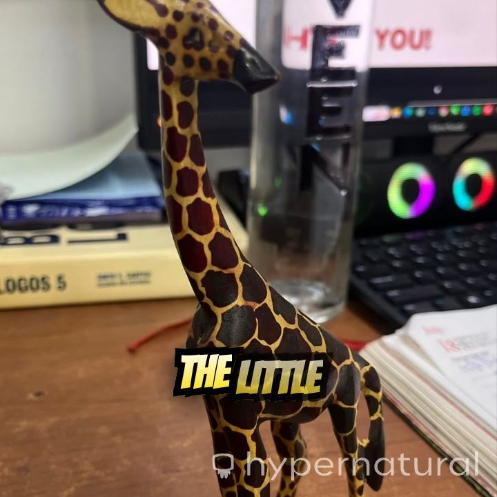 Wooden Giraffe's Wild Serengeti Adventure