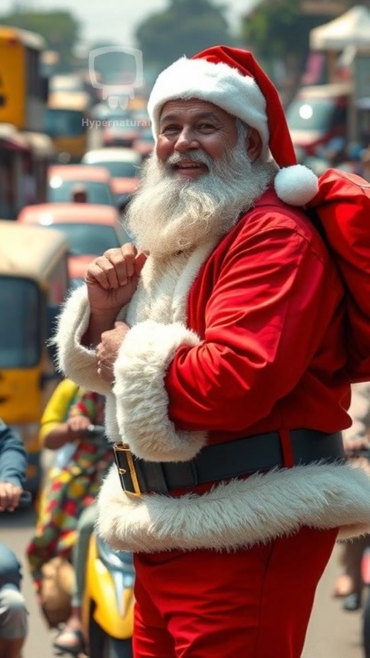 Santa Spreads Joy in Onitsha Market!