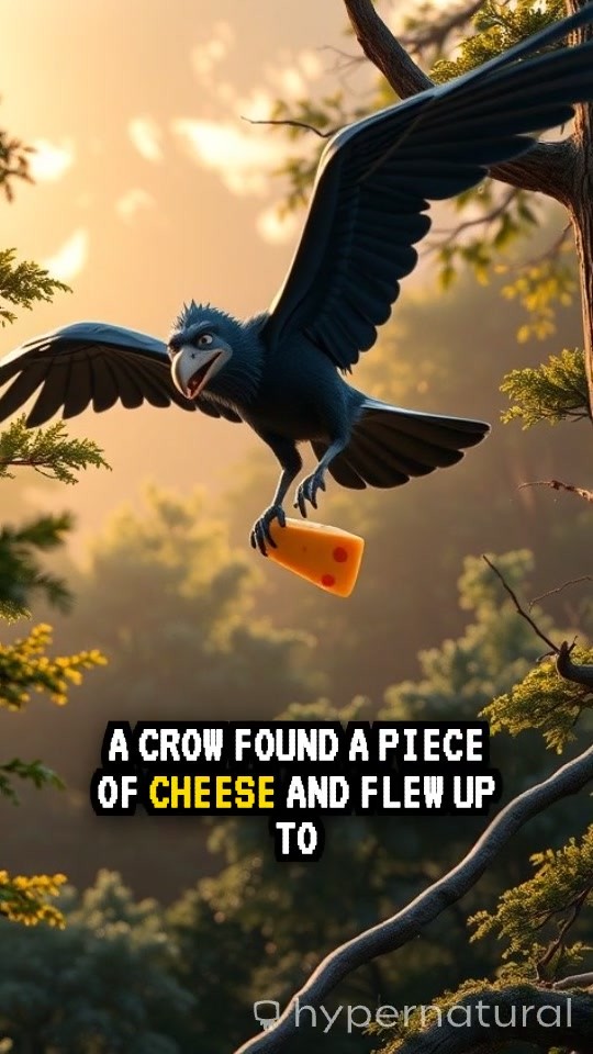 The Crow and the Fox: A Lesson in Flattery