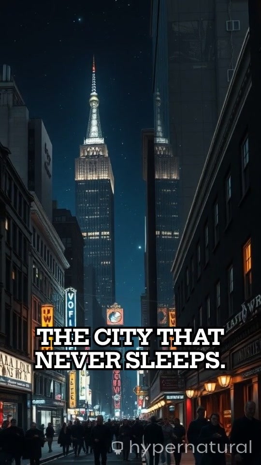 Cosmic Portal: New York Nightscape