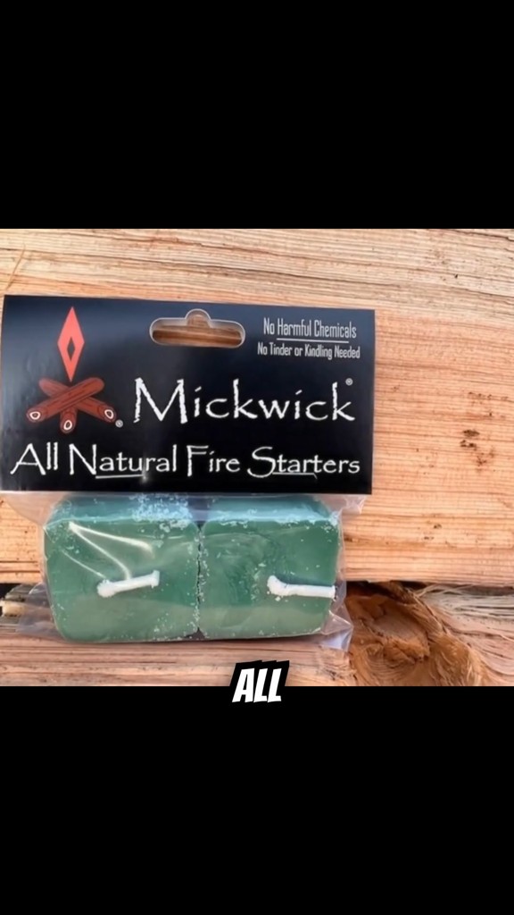 Mickwick®: The Ultimate All-Natural Fire Starter!