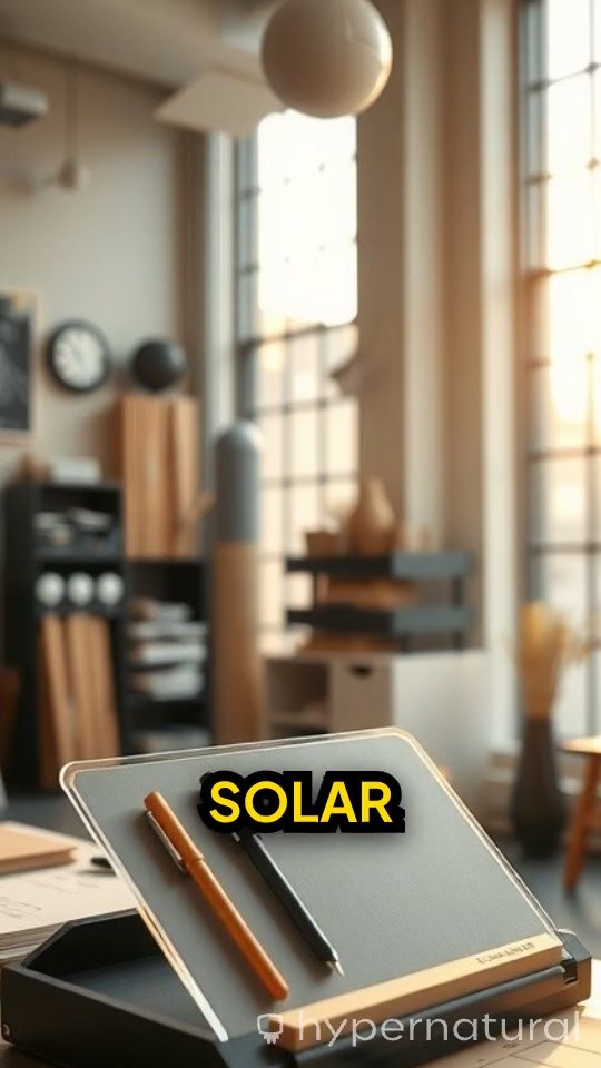 Introducing the Sustainable Solar Pen: Illuminate & Innovate!