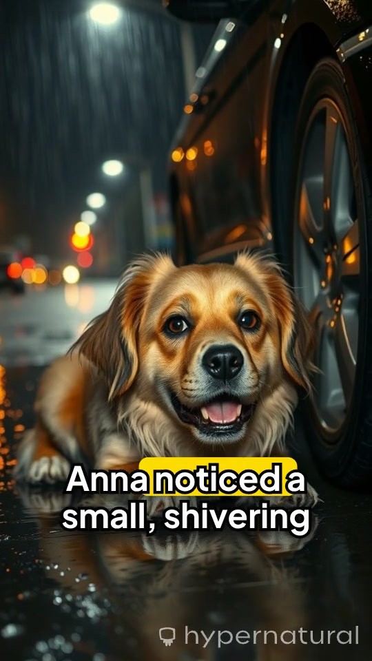 Rescue in the Rain: A Heartfelt Encounter with a Stray Dog