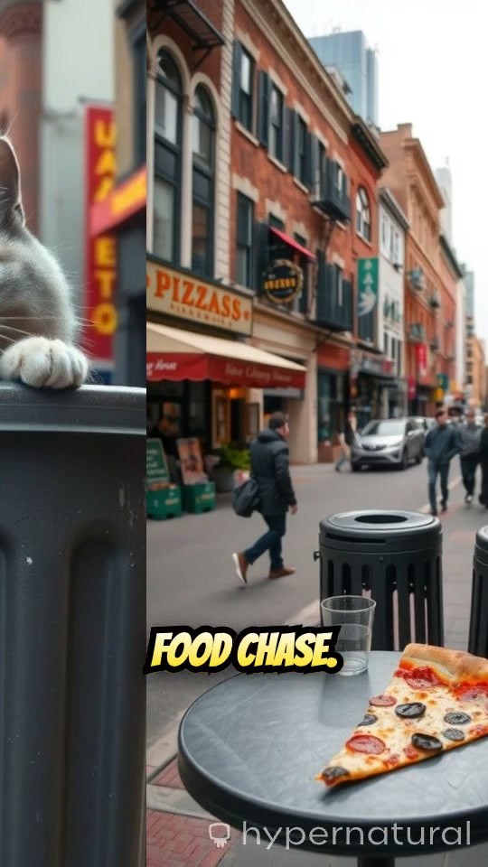 The Cat's Culinary Capers: From Pizza to Fish!