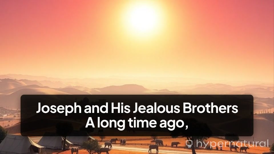 Joseph and His Jealous Brothers: A Dream of Greatness