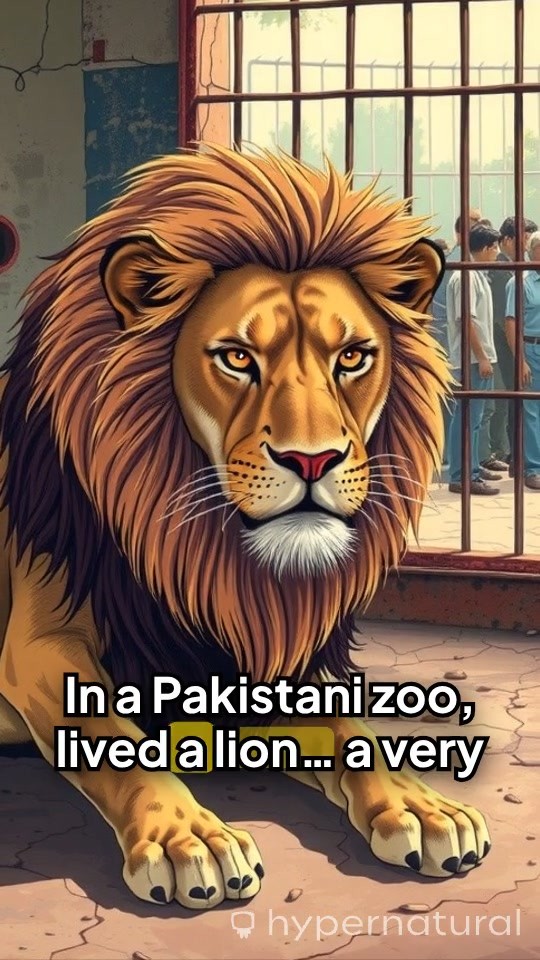 The Hungry Lion's Frustration in the Zoo