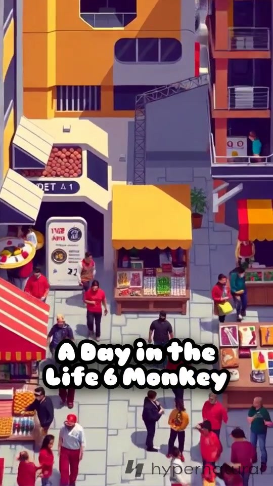 Monkey's Wild Market Adventure!