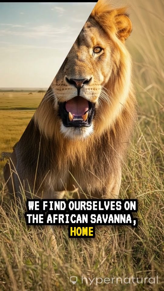 Surprise Encounter: Lion vs. Warthog in the Savanna