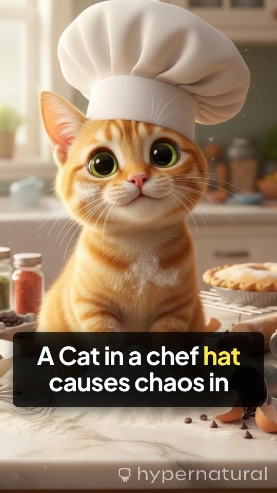 Gourmet Cat's Wild Kitchen Adventure!