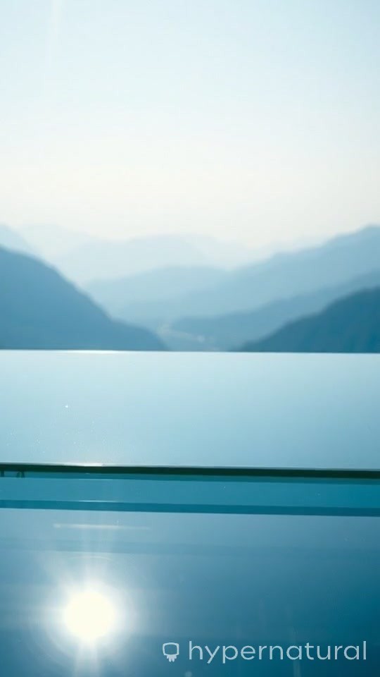 Reflections Above a Valley: A Glass Walkway Experience