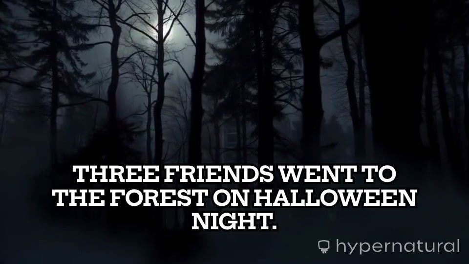 Noite de Halloween na Floresta