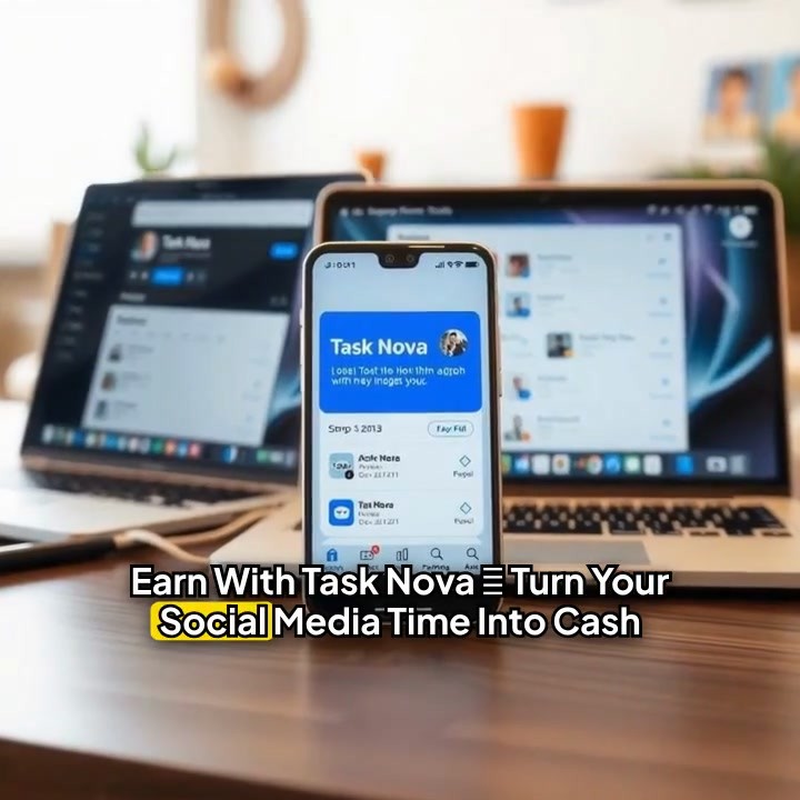 Earn Extra Income with Task Nova - Turn Social Media Tasks into Cash!