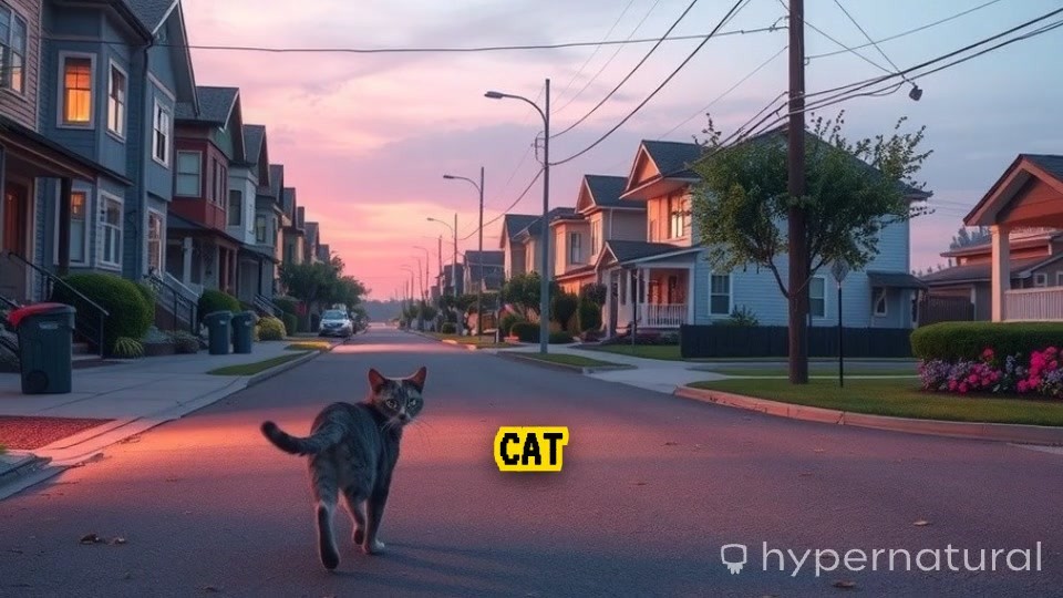 A Stray Cat's New Home