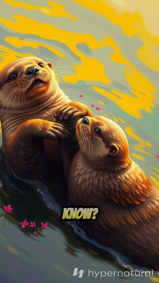 Sea Otters: Hand-Holding for Survival!