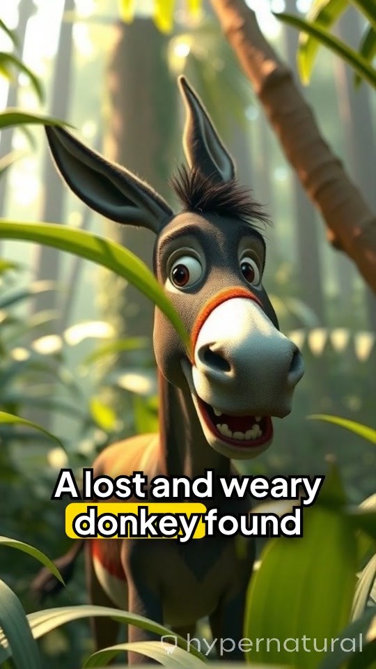 The Donkey and the Monkey's Friendship