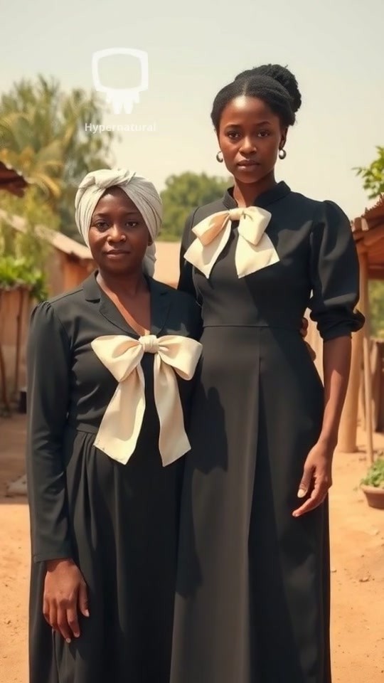Two Poor Sisters in a Nigerian Village