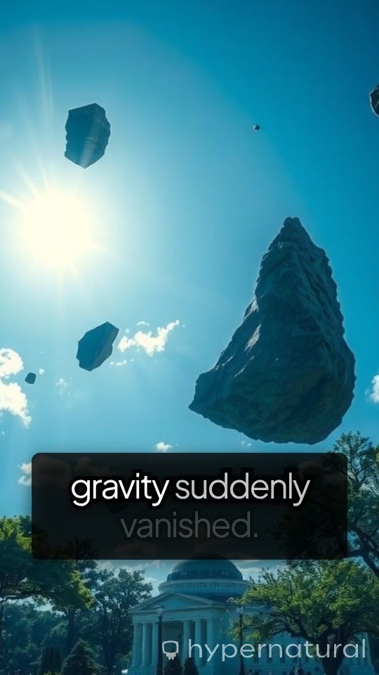 What Happens If Gravity Vanishes?