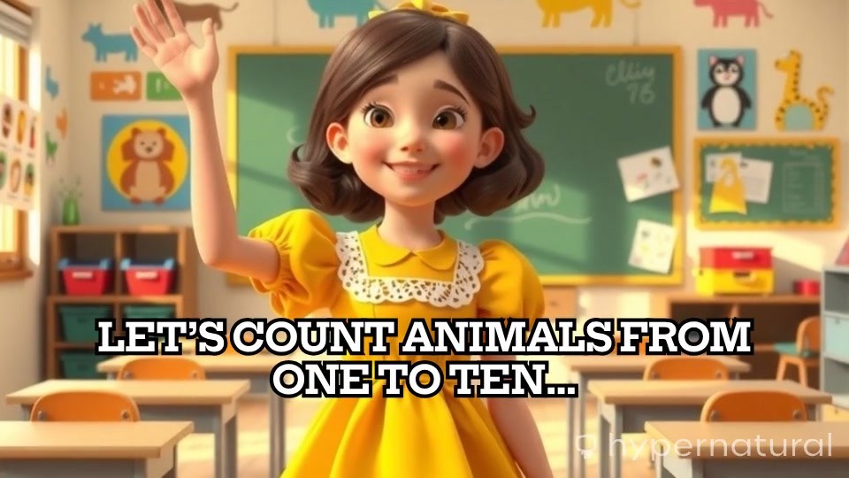 Count to Ten with Fun Animals!