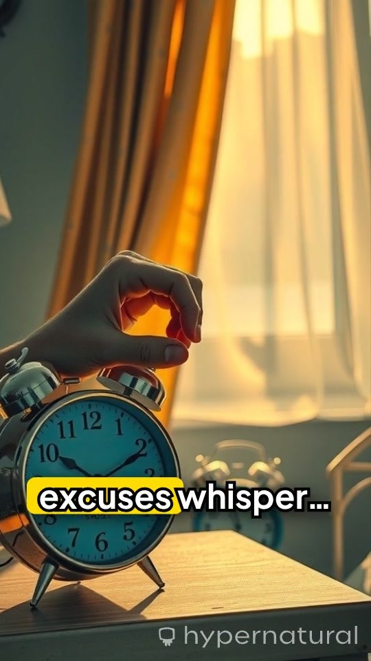 Start Your Day with Purpose, Not Excuses