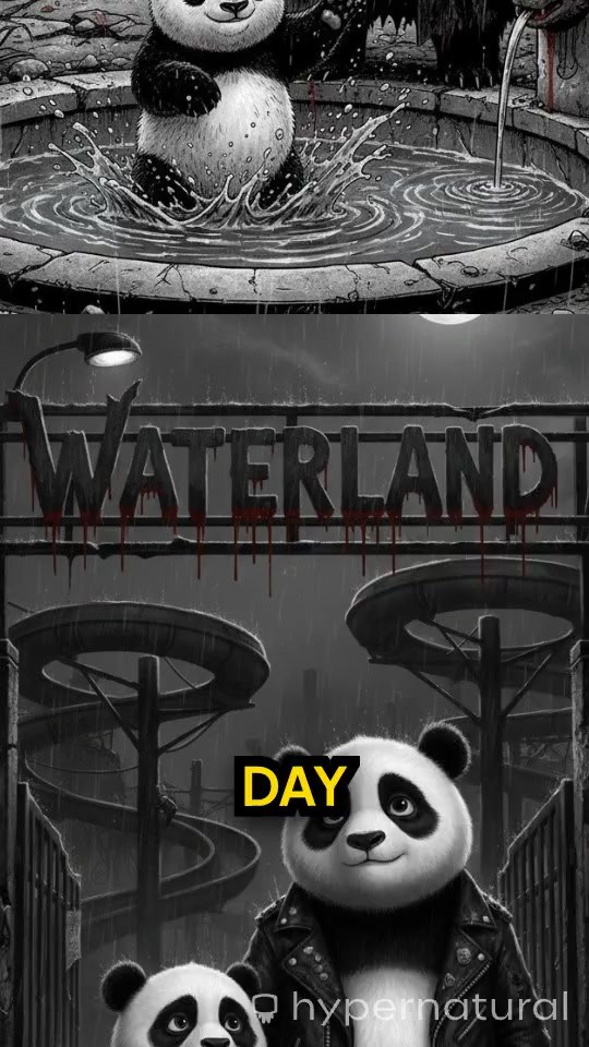 Panda Fun in Horror Water Park!