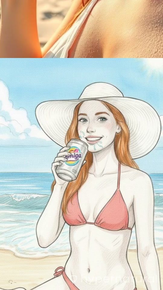 Savoring Refreshment with Amiga Soda