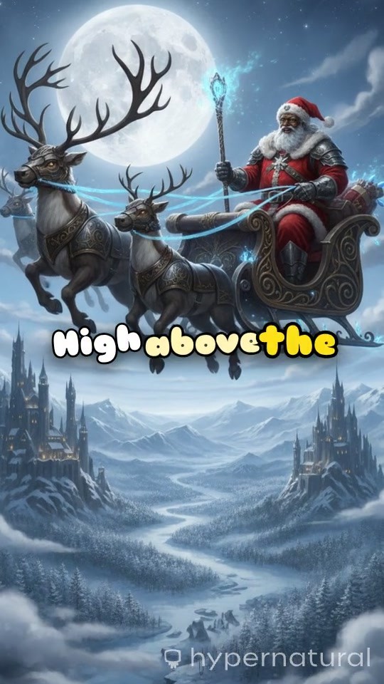 African American Santa's Magical Sleigh Ride