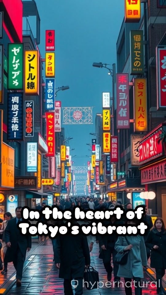 Nighttime Magic: A Girl's Secret in Tokyo