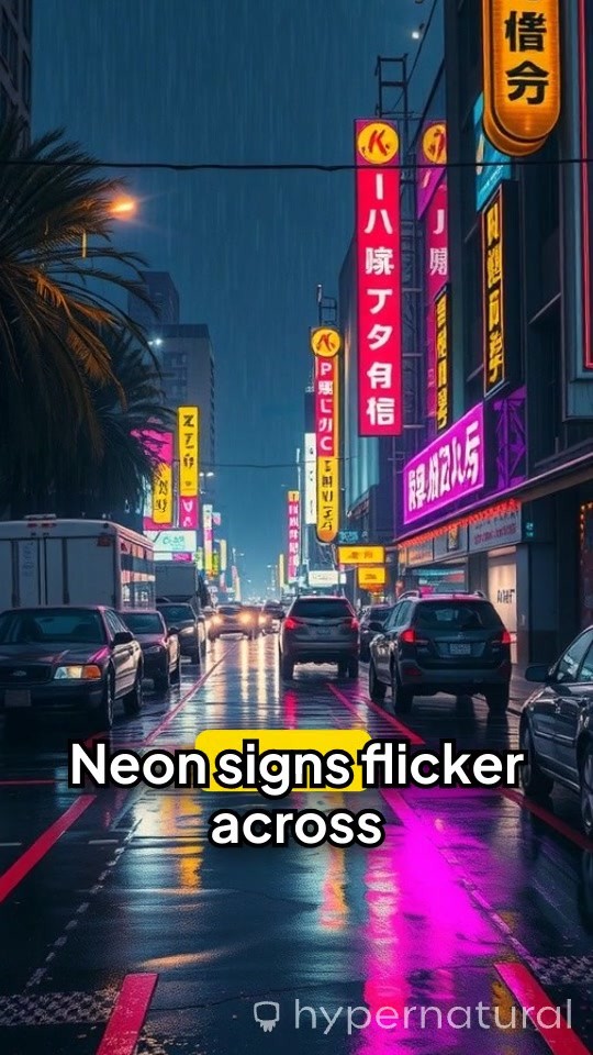 Neon Shadows: A Bladerunner Noir