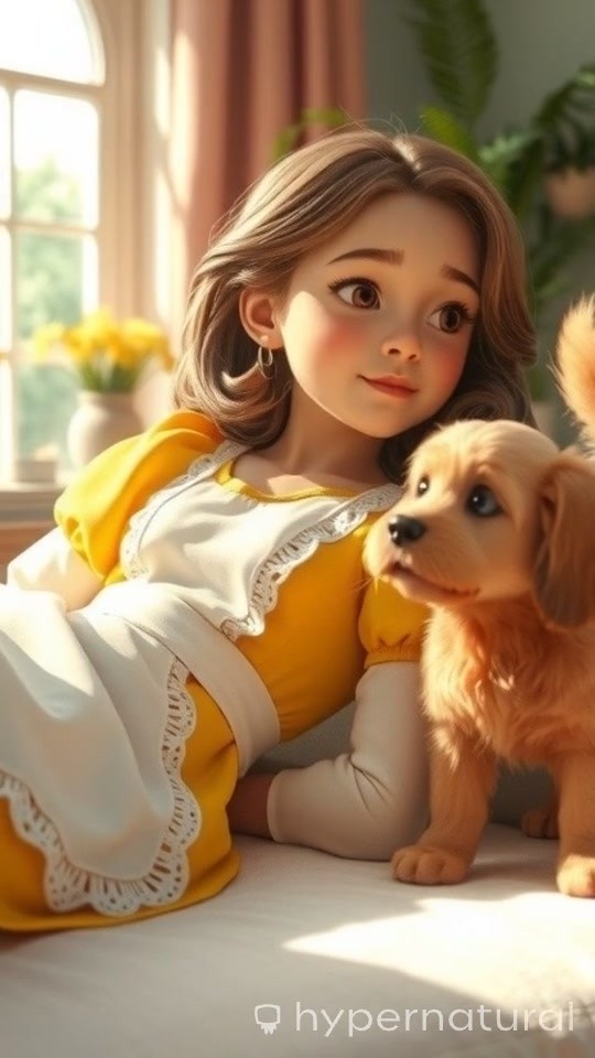 Playtime with Samaira and Her Loyal Labrador