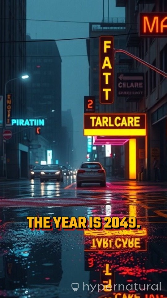 Neon Shadows: A Bladerunner Noir