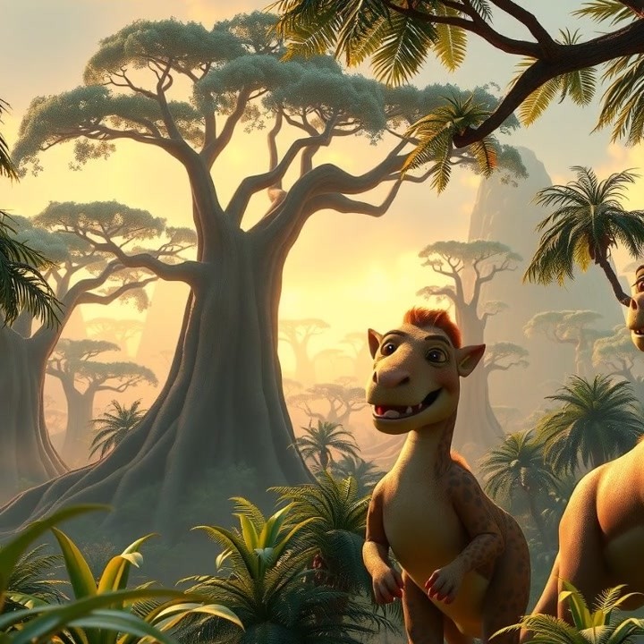 Dinosaur Day Out: Coffee and Rain Enjoyment