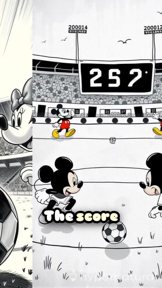 Mickey's Winning Goal in the Final Moments!
