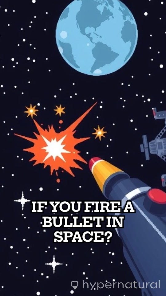 What Happens When You Fire a Bullet in Space?