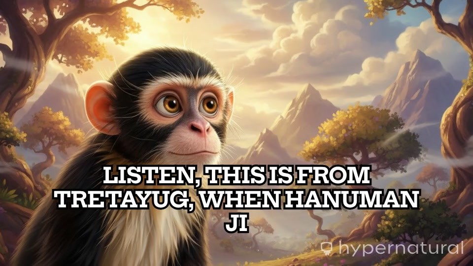 हनुमान जी की अद्भुत यात्रा और वरदान